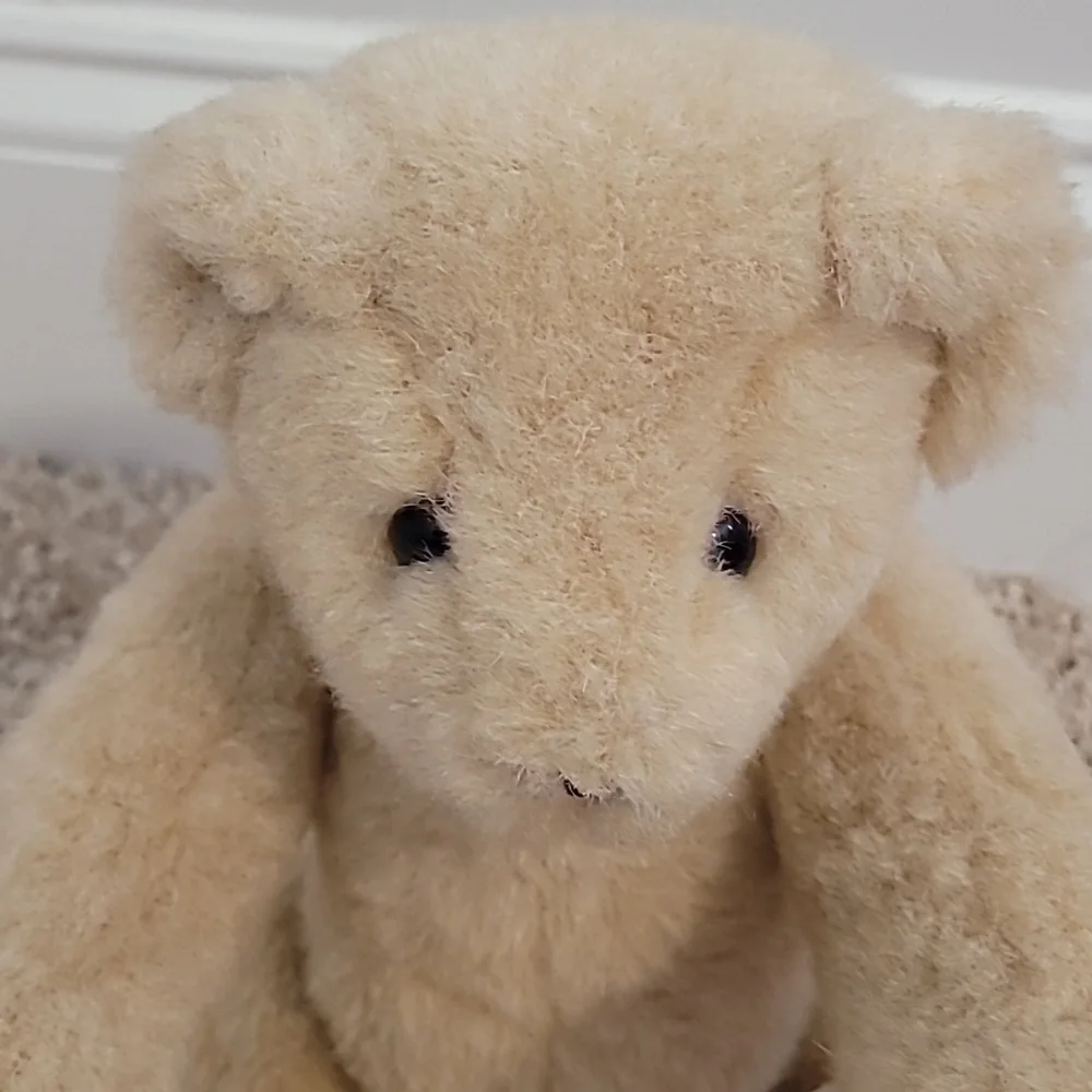 Vermont Teddy Bear Company Tan Plush 12 Inches Tall Moveable 1995 With Tag